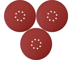 Yato Toya Sa Poland Šlifavimo popierius (velcro) apvalus | su skylėm | 225 mm / P150 | 3 vnt. (YT-83475)