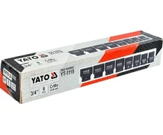 YATO NASADKI UDAROWE 3/4" 8 vnt. 22-41mm 1115