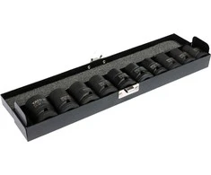 YATO smūginių antgalių rinkinys 1/2" 10 vnt. 10-22 mm 1025