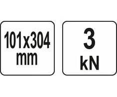 YATO ŚCISK TYP-C GŁĘBOKI 101x304mm / 4 x12"