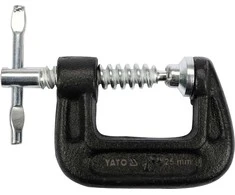 Toya Sa Poland Spaustuvas su varžtu "C" tipo 1", 25 mm (YT-64250)
