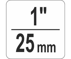 Toya Sa Poland Spaustuvas su varžtu "C" tipo 1", 25 mm (YT-64250)