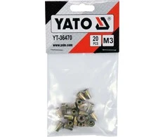 Yato Toya Sa Poland Srieginės kniedės plieninės | M3/20 vnt. (YT-36470)
