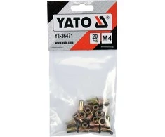 Yato Toya Sa Poland Srieginės kniedės plieninės | M4/20 vnt. (YT-36471)