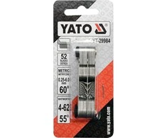 Yato Toya Sa Poland Sriegmatis dvigubas | 52 lapelių | metrinis 0,25 - 6,00 mm / 4 - 62 colinis (YT-29984)