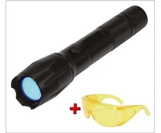 Yato Toya Sa Poland UV žibintuvėlis akumuliatorinis | LI-ION 3.7V | 1500 mAh + akiniai (YT-08587)