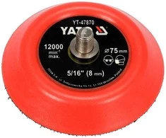 Toya Sa Poland YATO DISKAS / POLIRAVIMO PLOKŠTELĖ SU VELCRO 75mm 5/16"