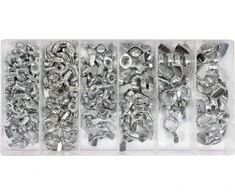 YATO drugelio formos veržlių rinkinys, metrinis, 150 vnt., mišinys