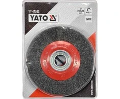 YATO SZCZOTKA TARCZOWA 200x32mm INOX