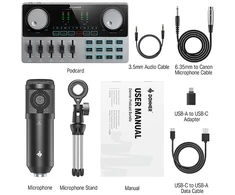 Donner Podcast Bundle komplektas podcast su mikrofonu