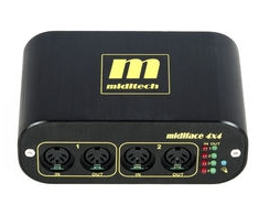 MIDITECH MIDIFACE 4x4 - MIDI/USB sąsajos
