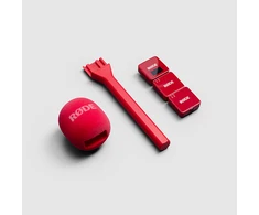 Rode Microphones Interview GO, mikrofonas - raudonas, adapteris