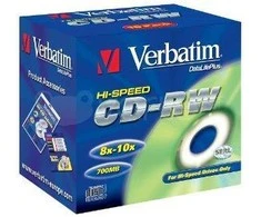 Verbatim CD-RW 12x 700 MB 10 vnt