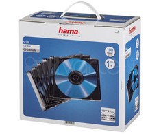 1x100 Hama Slim CD Jewel Case juodas 51270