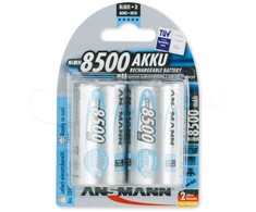 1x2 Ansmann maxE NiMH rech. šikšnosparnis. Mono D 8500 mAh 5035362