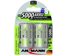 1x2 Ansmann maxE NiMH rech.bat. Mono D 5000 mAh 5030922