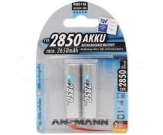 1x2 Ansmann NiMH rech. baterija 2850 Mignon AA 2650 mAh