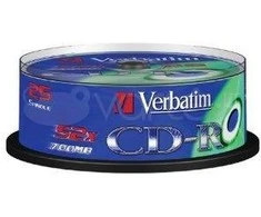 „Verbatim CR-R Extra Protection“ 0,7 GB, 52 x 25 pakuotės velenas