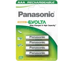Wentronic Įkraunamos baterijos - PANASONIC P03P 750 mAh AAA 1.2V 4 vnt.