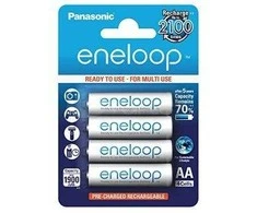 Įkraunami Elementai Panasonic Eneloop AA BK-3MCCE/4BE 4vnt 2000mAh