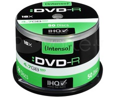 INTENSO 4101155 DVD-R Intenso [ torto dėžutė 50 | 4,7 GB | 16x ]