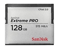 Atminties kortelė SanDisk CF 128GB Extreme Pro CFAST 2.0