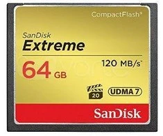 Atminties kortelė SanDisk Extreme CF 64GB 120MB/s
