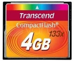 Atminties kortelė TRANSCEND 4GB CFCard 133x ultra