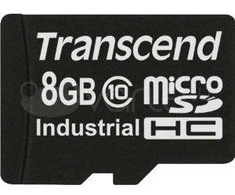 Atminties kortelė Transcend Micro SDHC 8GB 10 klasės + SD adapteris