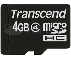 Atminties kortelė Tab Transcend MikroSDHC 4 GB klasė 4 (TS4GUSDC4)