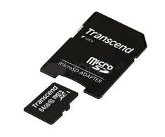 Atminties kortelė Transcend Micro SDXC 64GB Class 10 300x + SD adapteriai