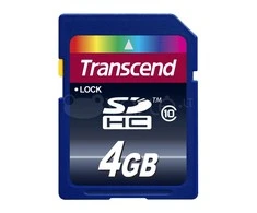Atminties kortelė Transcend SDHC 4GB Class 10