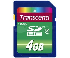 Atminties kortelė Transcend SDHC 4GB 4 klasė