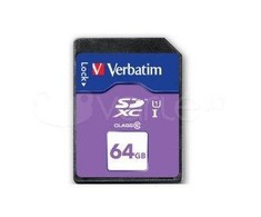 Atminties kortelė Verbatim kortelė Premium U1 SDXC 64GB V10 juodos spalvos 44024