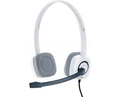 LOGITECH H150 ausinės su mikrofonu, baltos