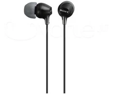 Į ausis įdedamos ausinės Sony MDR-EX15APB,  Juodos