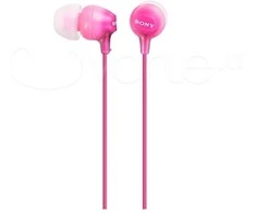 Ausinės Sony EX series MDR-EX15AP į ausis įkišamos, rožinės
