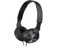Sulankstomos kelioninės ausinės Sony MDR-ZX310, Juodos