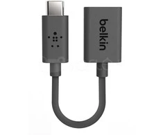 Belkin F2CU036BTBLK USB-C - USB-A 0.14m juoda M/F