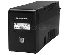 POWERWALK VI 650 LCD Power Walker UPS Line-Interactive 650VA 2x SCHUKO, RJ11, USB, LCD