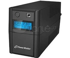 POWERWALK VI 850 SHL Power Walker UPS LINE-INTERACTIVE 850VA, 2X SCHUKO, RJ11 IN/OUT, USB, LCD