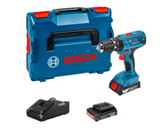 Bosch Akumuliatorinis smūginis gręžtuvas-suktuvas GSB 18V-21, 2x2.0Ah
