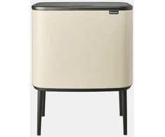 Šiukšlių dėžė Brabantia Bo Touch, 3 x 11 l, Šviesaus smėlio spalvos