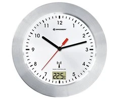 Bresser MyTime Bath radijo bangomis valdomas laikrodis (Baltas)