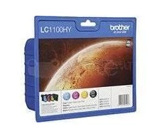 BROTHER VALUE PACK (LC-1100HY BK/C/M/Y)