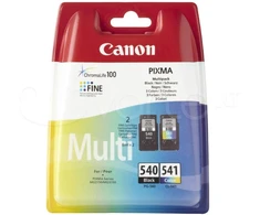 CANON 1LB PG-540 / CL-541 rašalo kasetė juoda ir spalvos standartinės talpos kombinuota lizdinė plokštelė be signalizacijos