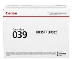 Canon 039 Originalus Juoda 1 vnt