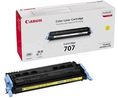 Canon kasetė 707, geltona