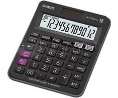 Stalinis skaičiuotuvas CASIO MJ-120D+, 126,5 x 148 x 28,6 mm