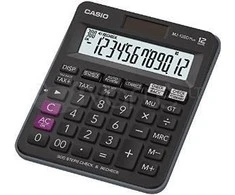 Stalinis skaičiuotuvas CASIO MJ-120D+, 126,5 x 148 x 28,6 mm